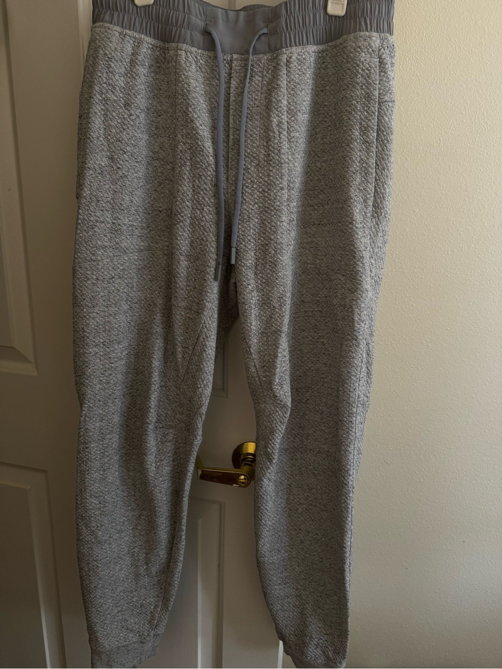 lululemon athletica Light Gray Knit Jogger Pants